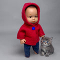 Hoodie and Pants To Fit American Girl Little Bitty Caring For Baby 7.75"