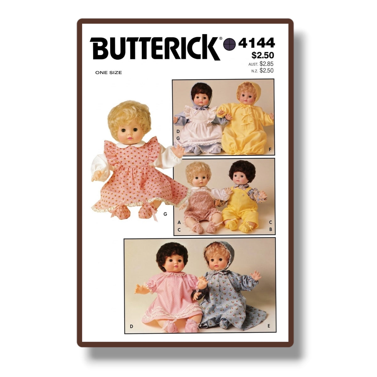 PDF Pattern 4144 Vintage Pattern to Fit 16" Baby Dolls