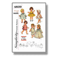 PDF Pattern 4839 Vintage Pattern to Fit 16" Toddler Dolls