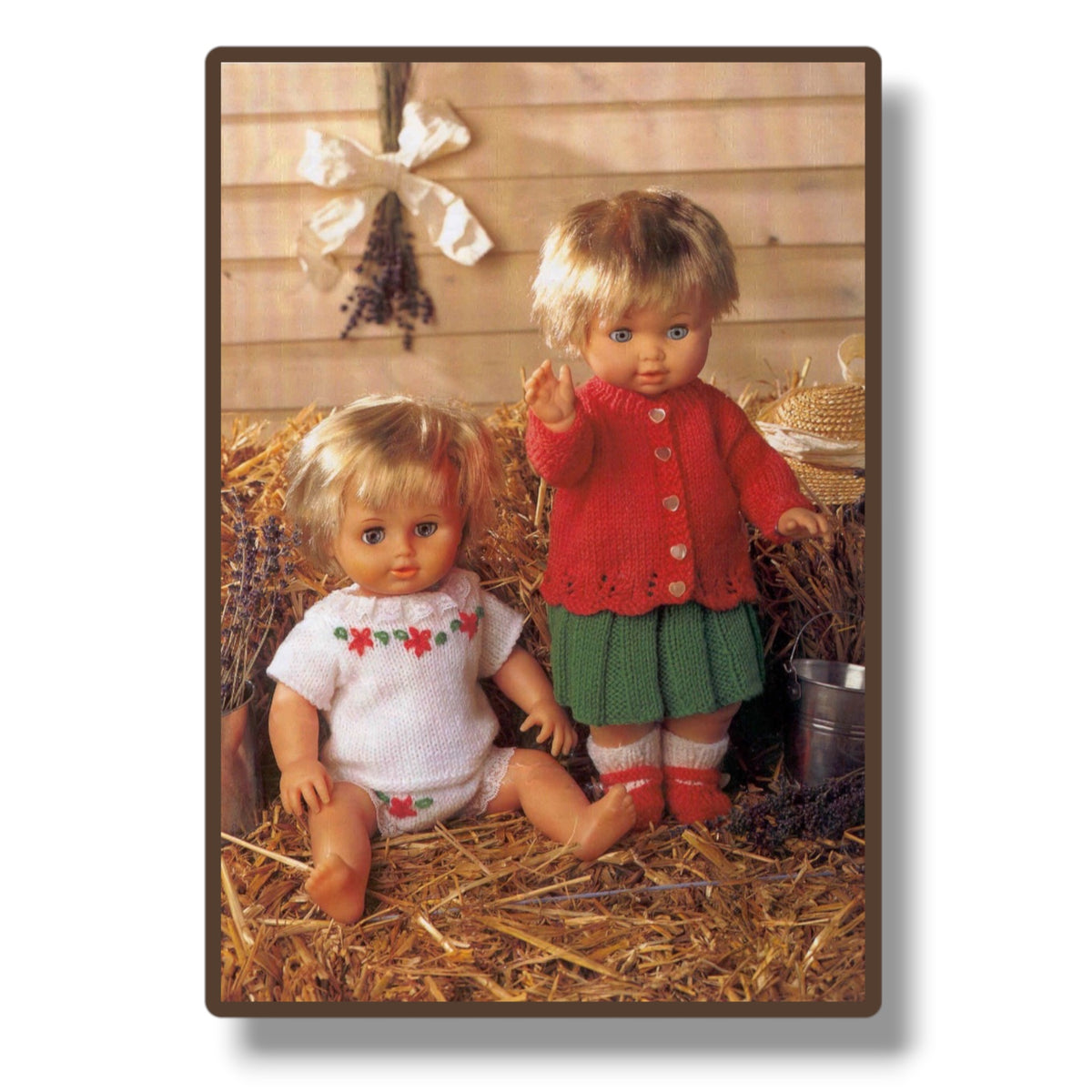 PDF Pattern 5178 Vintage Knitting Pattern to Fit 12-22" Dolls